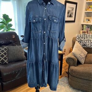 Velvet Heart Denim Dress